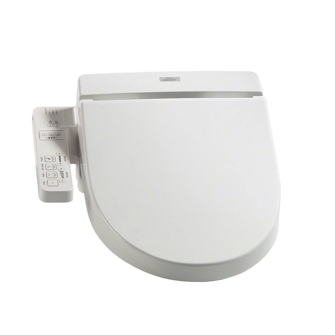 Elongated Bidet Toilet Seat, White W300