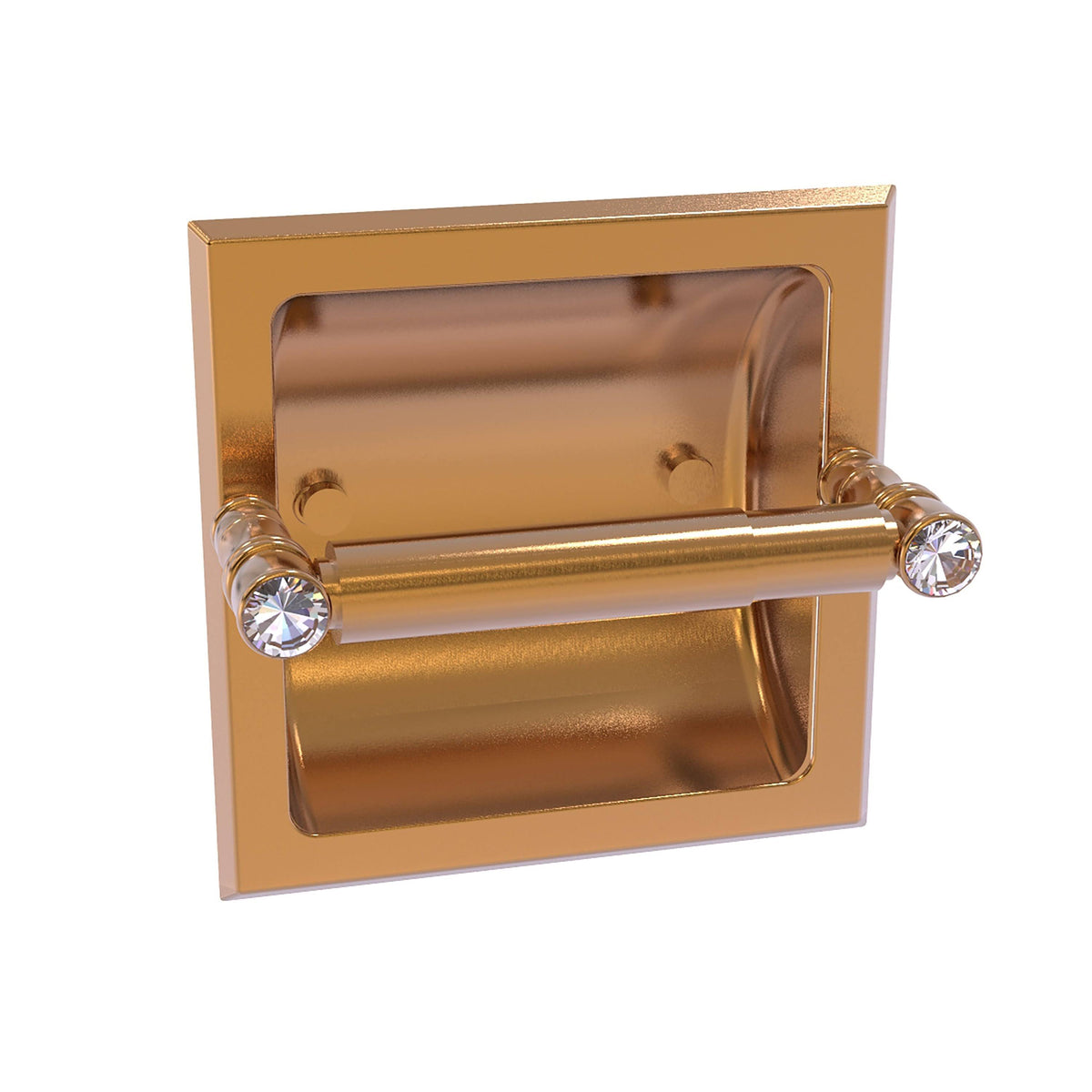 Brushed Bronze Recessed Toilet Paper Holder B79594