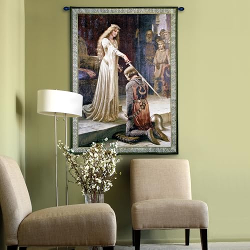 Woven Tapestry Wall Art Hanging 100% Cotton 40x31 S101