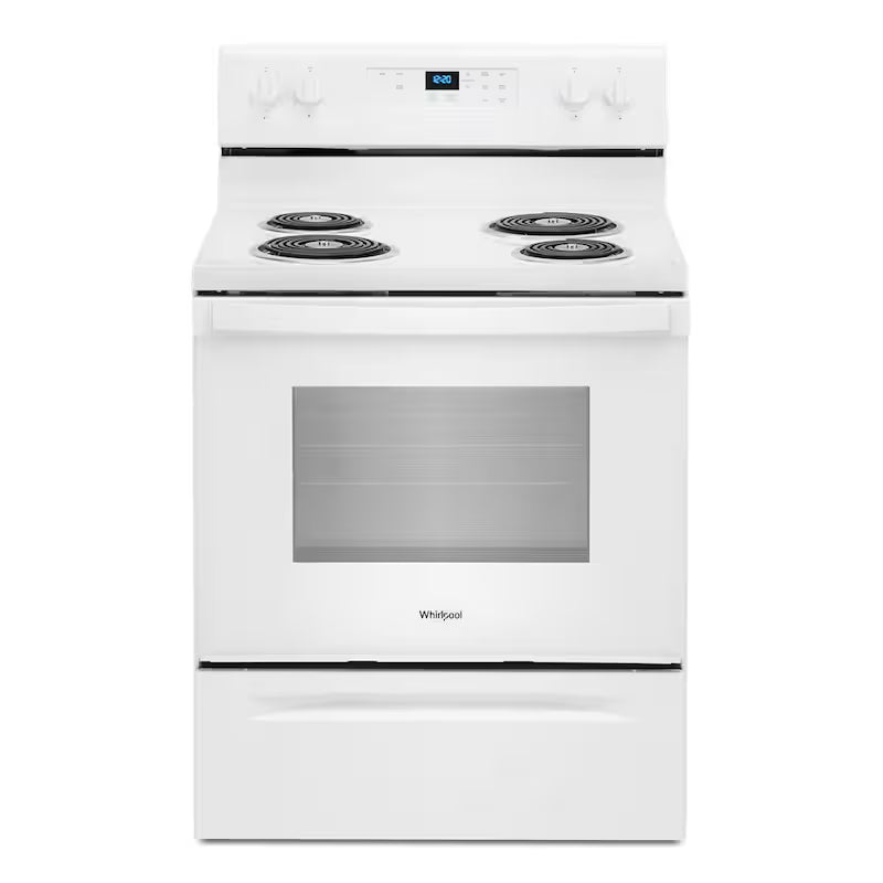 30 in. 4.8 cu. ft. 4-Burner Electric Range with Storage Drawer in White Z990