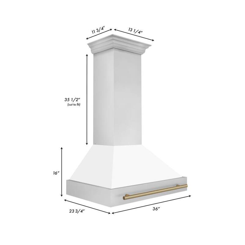 36 in. 700 CFM Ducted Wall Mount Range Hood in Stainless Steel V80504