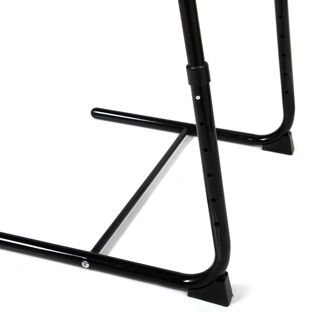 Set of 2 Black Adjustable Computer Table K49391