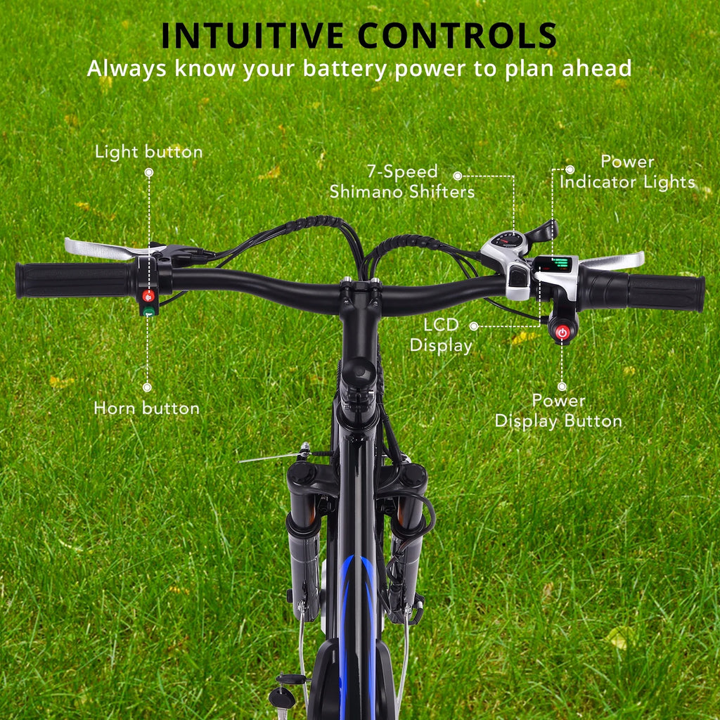 7-Speed Electric Trike with Basket I5804