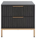 2 Drawer Nightstand K8140