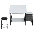 Comet Center With Stool, Black/White I992038