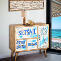 Recycled Mango Wood Chest with 3 Drawers H5662