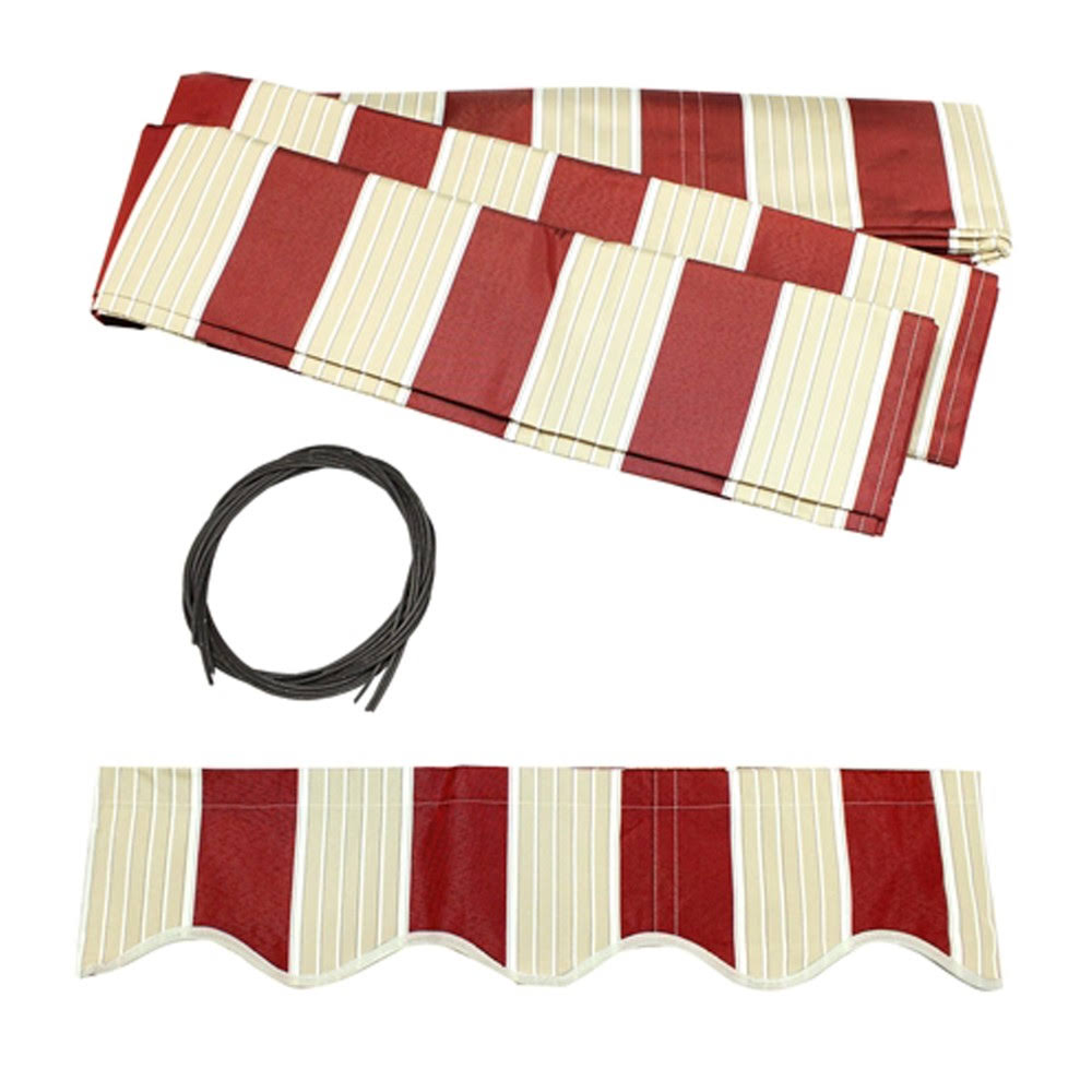 Black Frame Retractable Patio Awning 10 x 8 Feet B76010