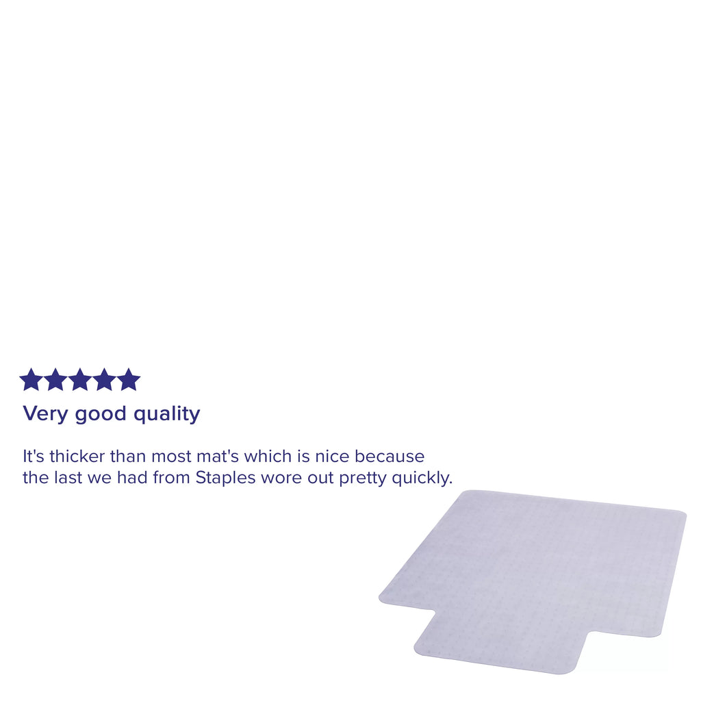 36" x 48" Carpet Chair Mat with Lip Y715916