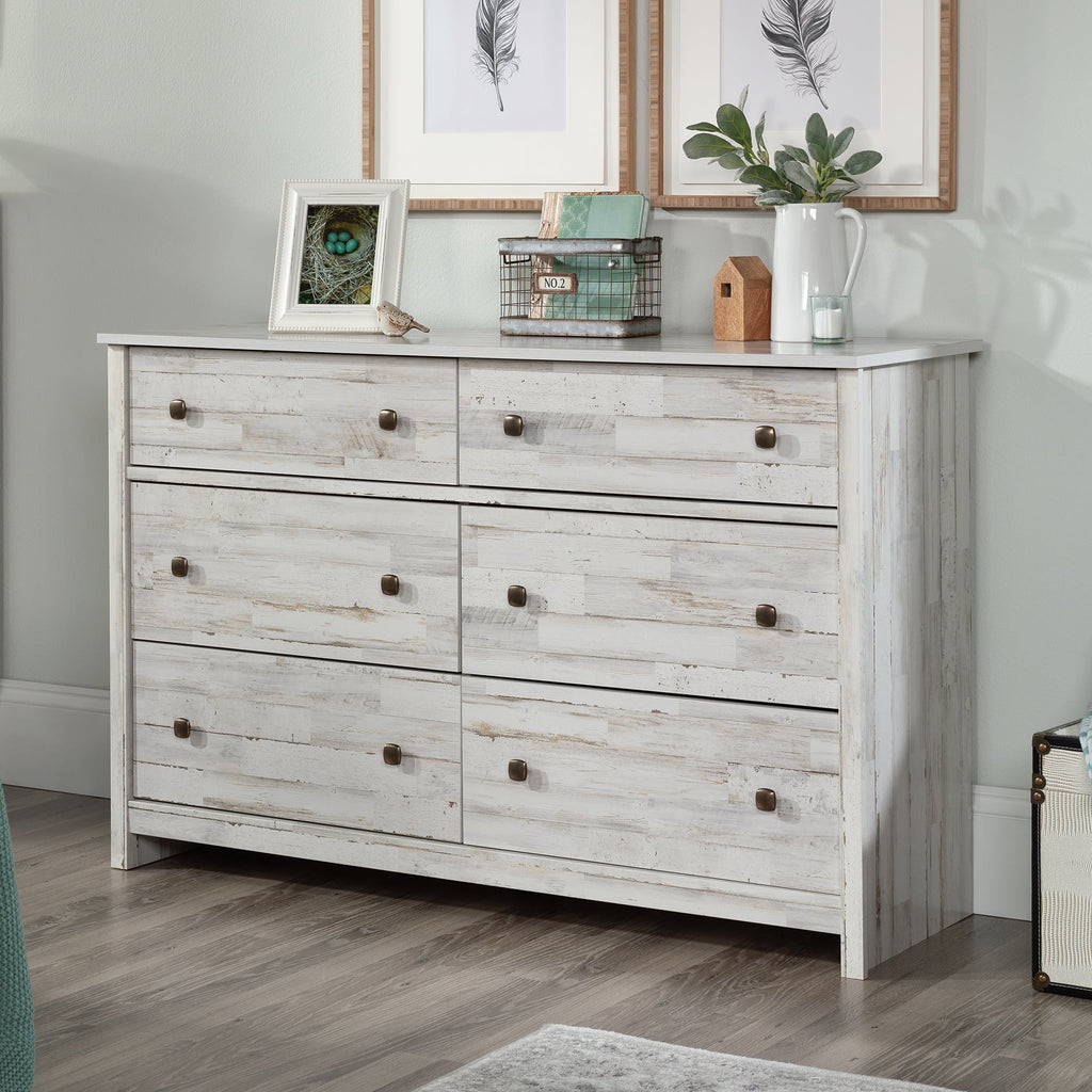 White 6-Drawer Dresser Y546449