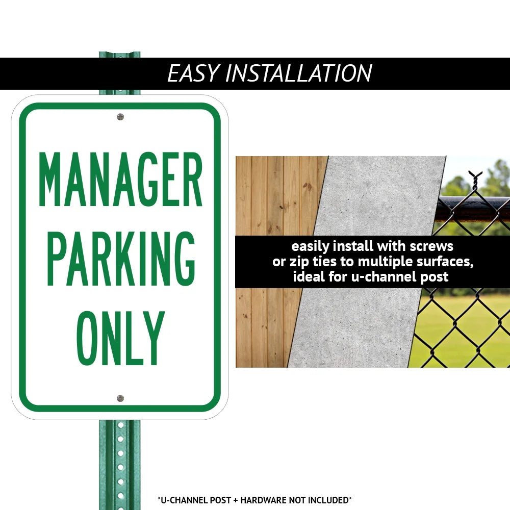 12" X 18" Aluminum Sign V6257