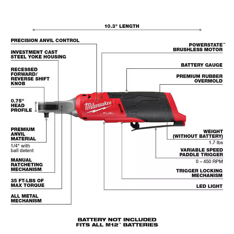 12-Volt Cordless Ratchet with 51-Piece Mechanics Tool Set X7192
