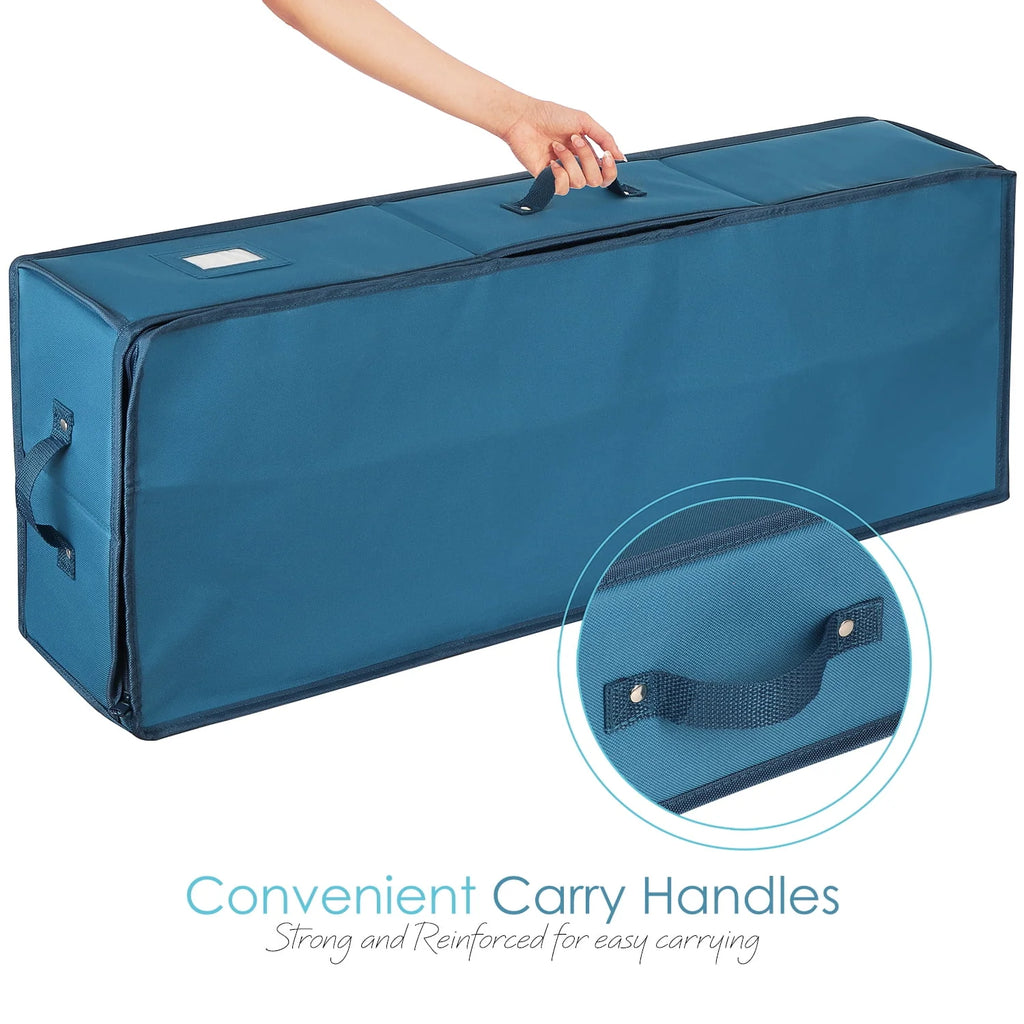 Wrapping Paper Storage Container with Interior Pockets E162619