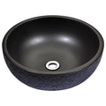 Black Ceramic Vessel Sink D299