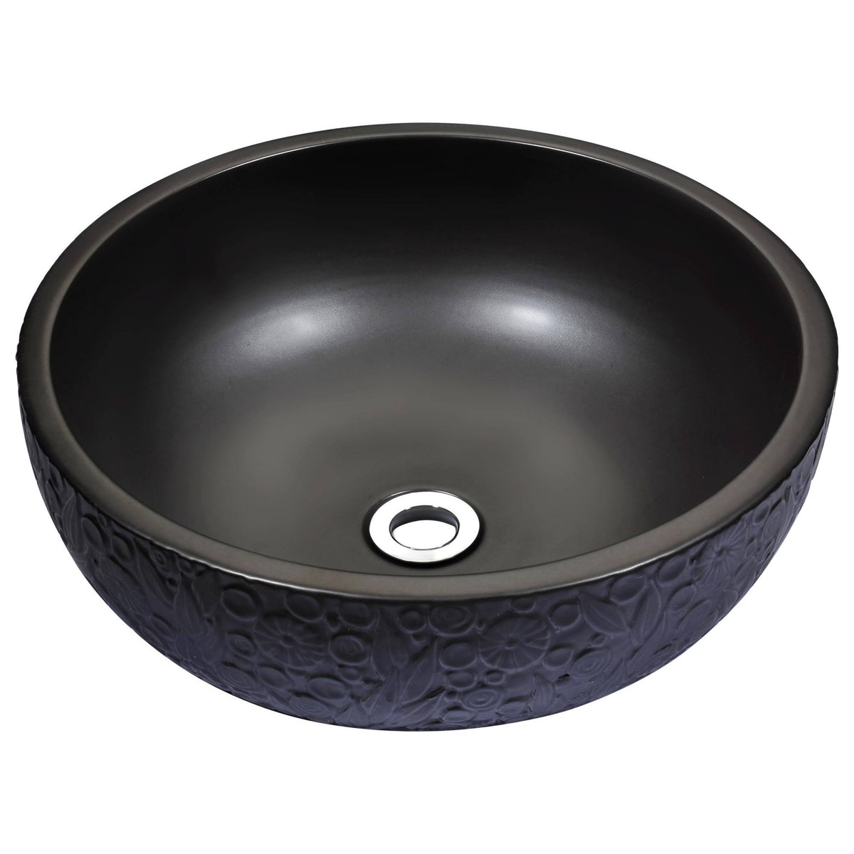 Black Ceramic Vessel Sink D299