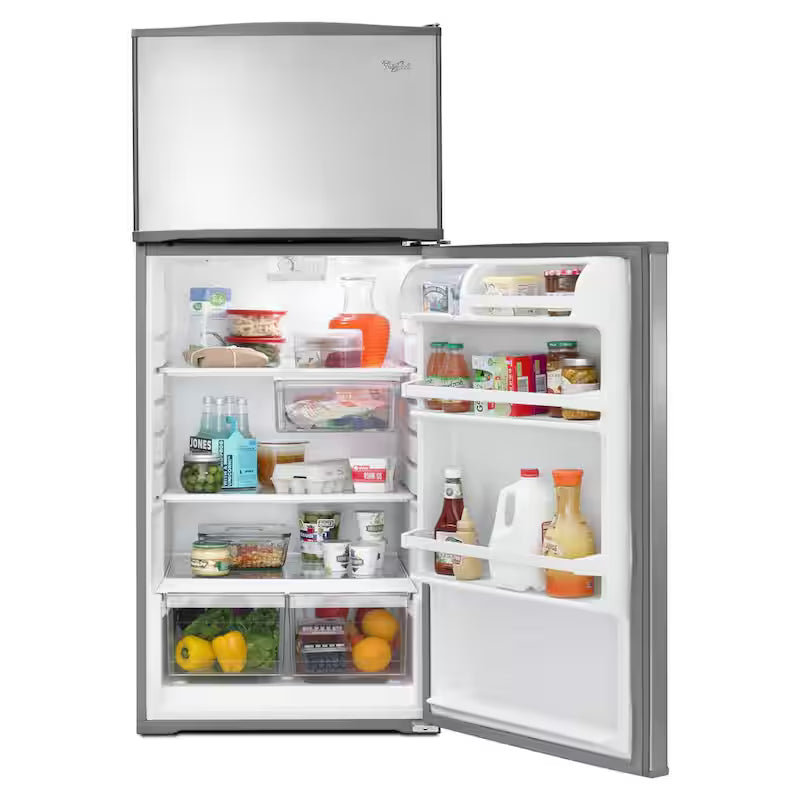 16 cu. ft. Top Freezer Refrigerator in Stainless Steel C380