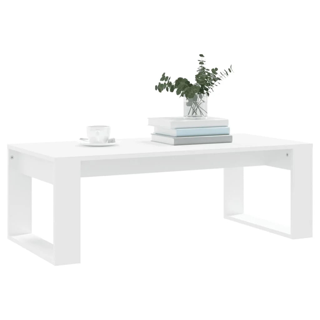 White Engineered Wood Coffee Table B756014