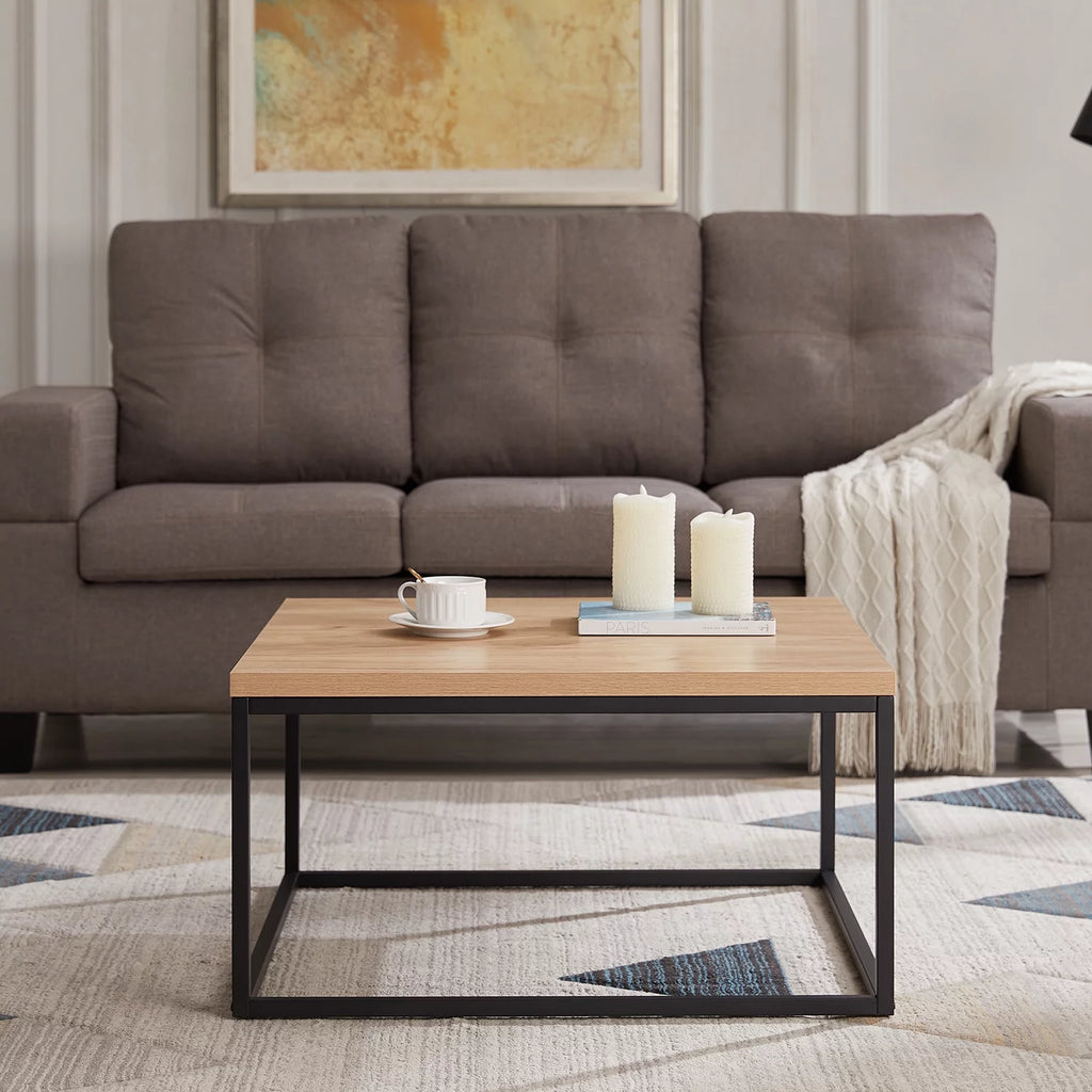 Natural Oak Square Coffee Table W5037