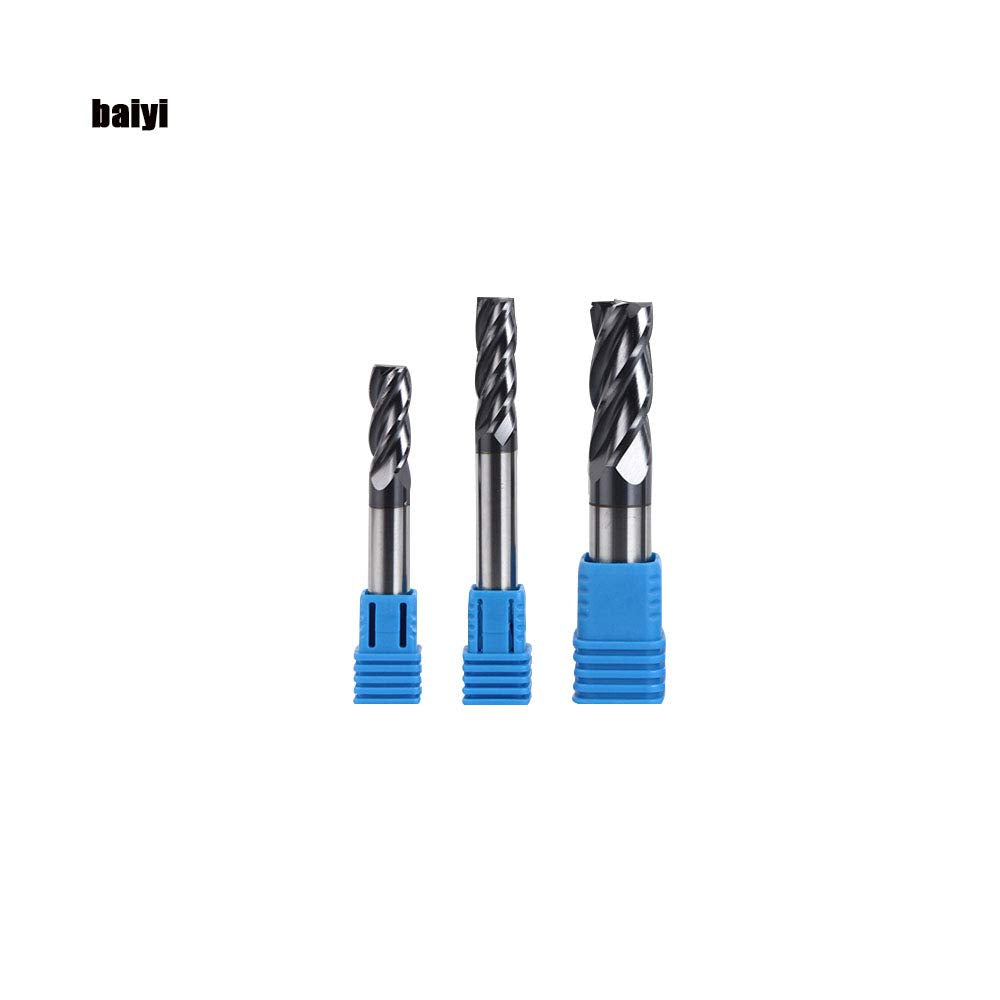 1/8 Carbide Square End Mill 4 Flute AlTiN Pack of 2 J4858