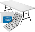 White Plastic Folding Table B829