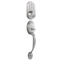 Keyless Entry Deadbolt and Handleset Door Lock with Electronic Digital Keypad Satin Nickel U503148
