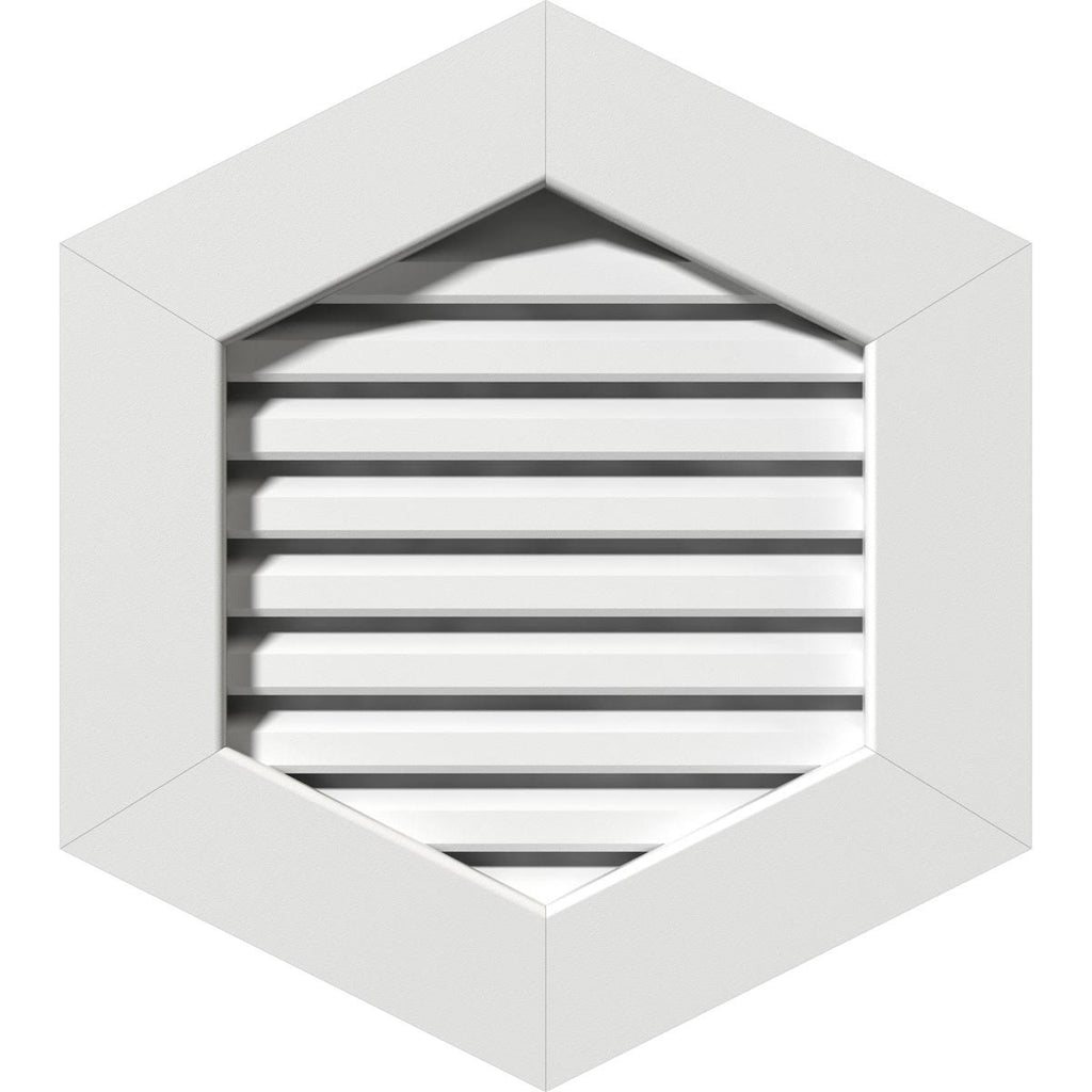 Vertical Peaked Gable Vent 6/12 Pitch Functional V582756