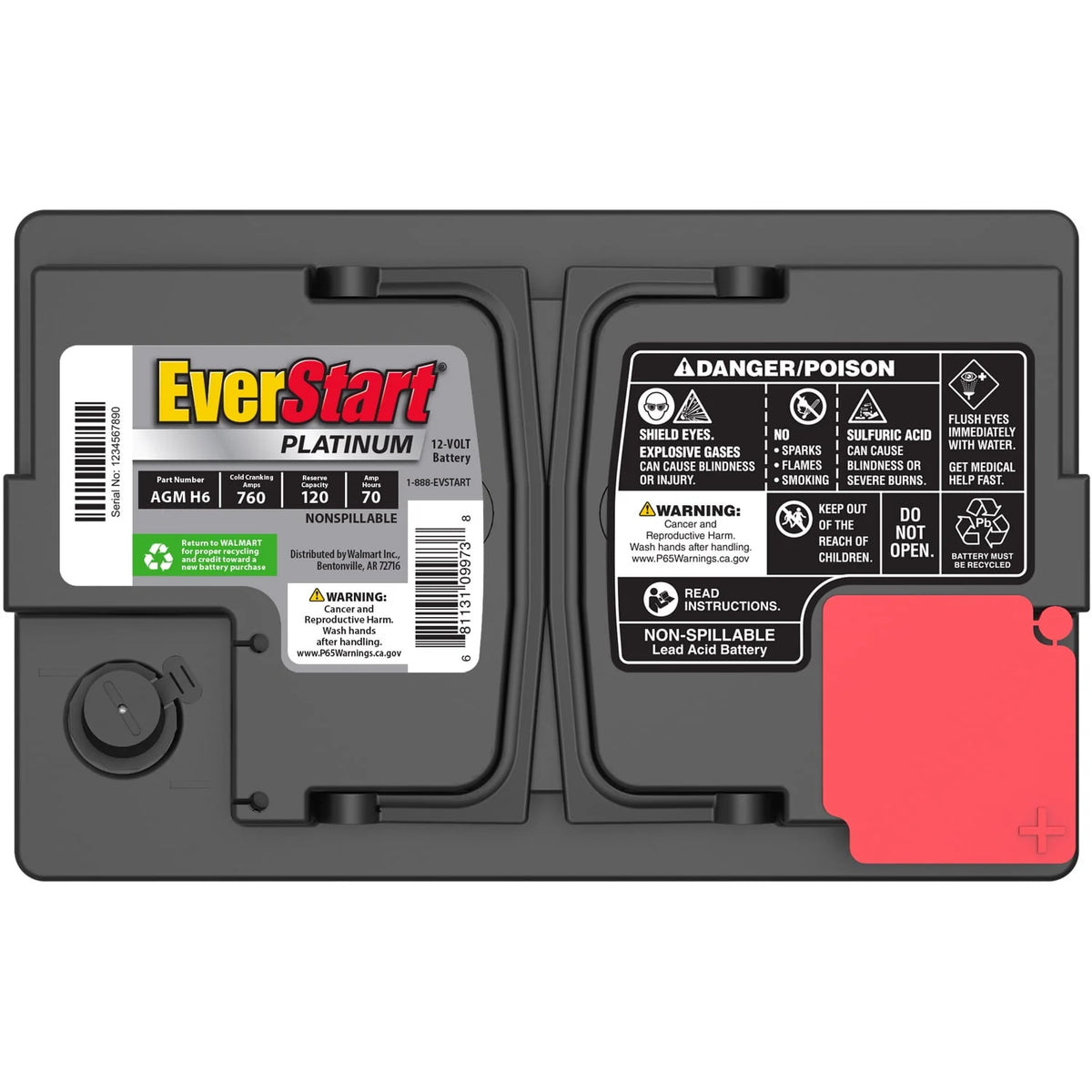AGM Automotive Battery Group H6 12 Volt 760 CCA L4760