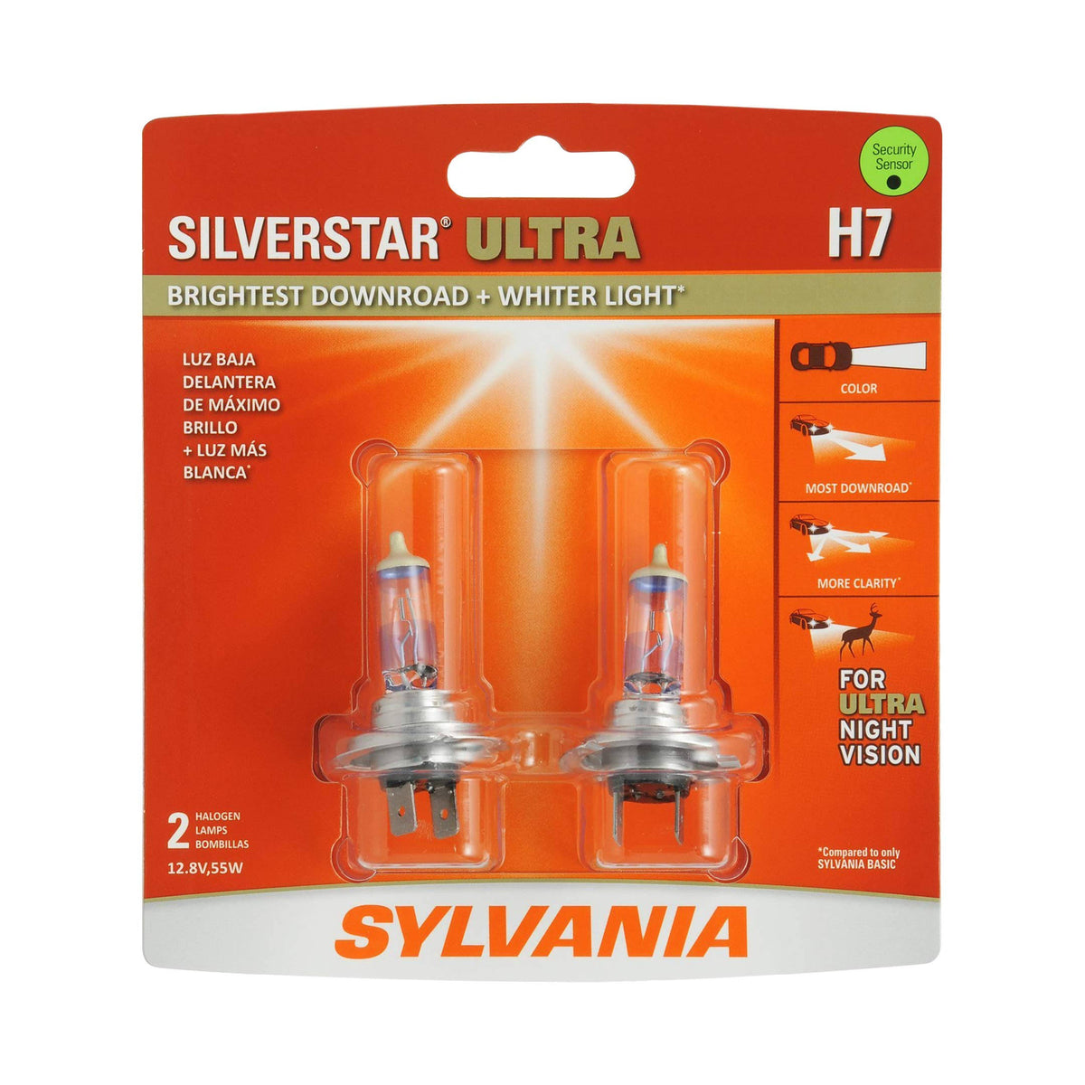 H7 Halogen Headlight Bulb Pack of 2 V9378