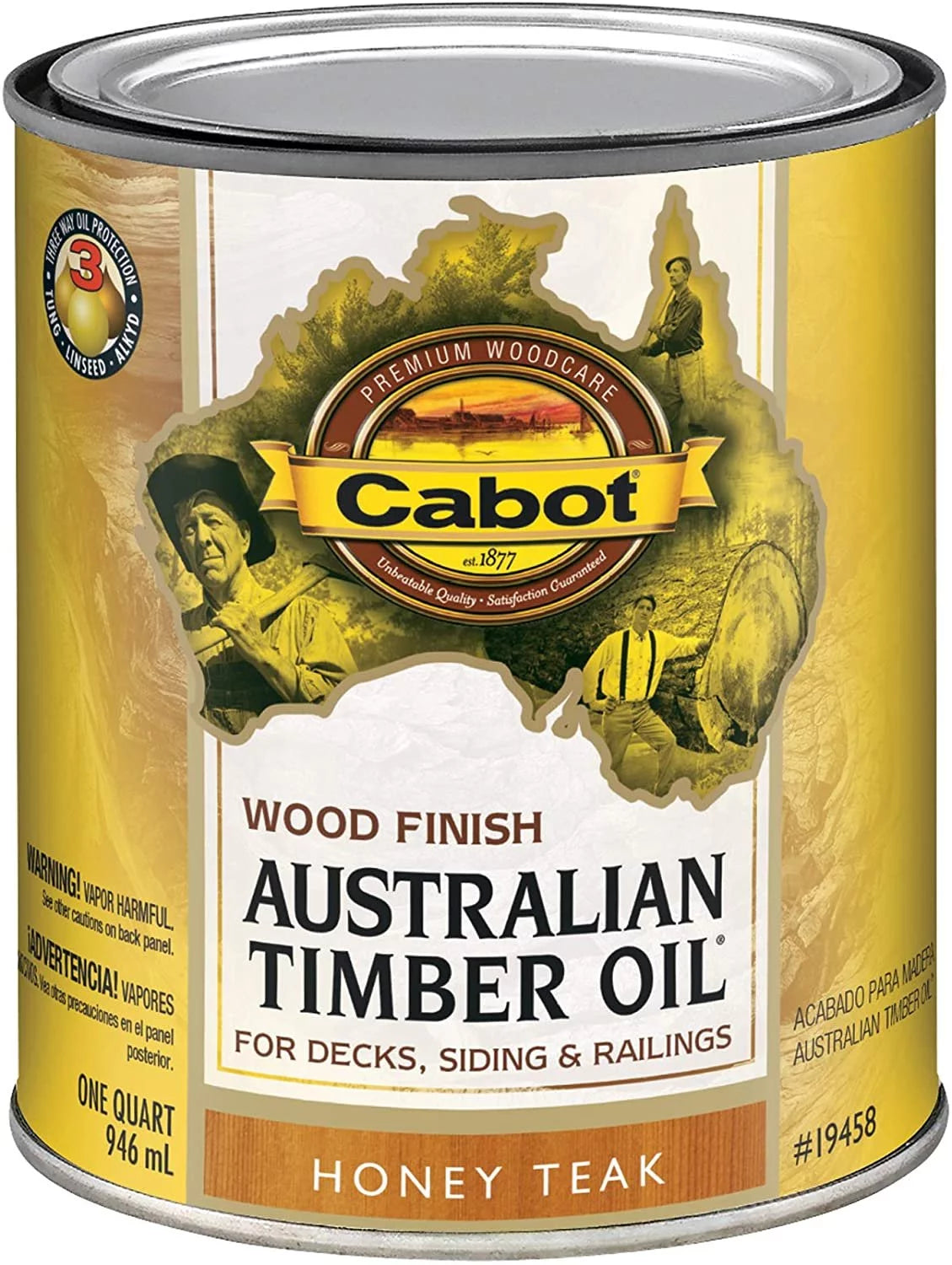 Australian Timber Oil Quart Honey Teak S604837