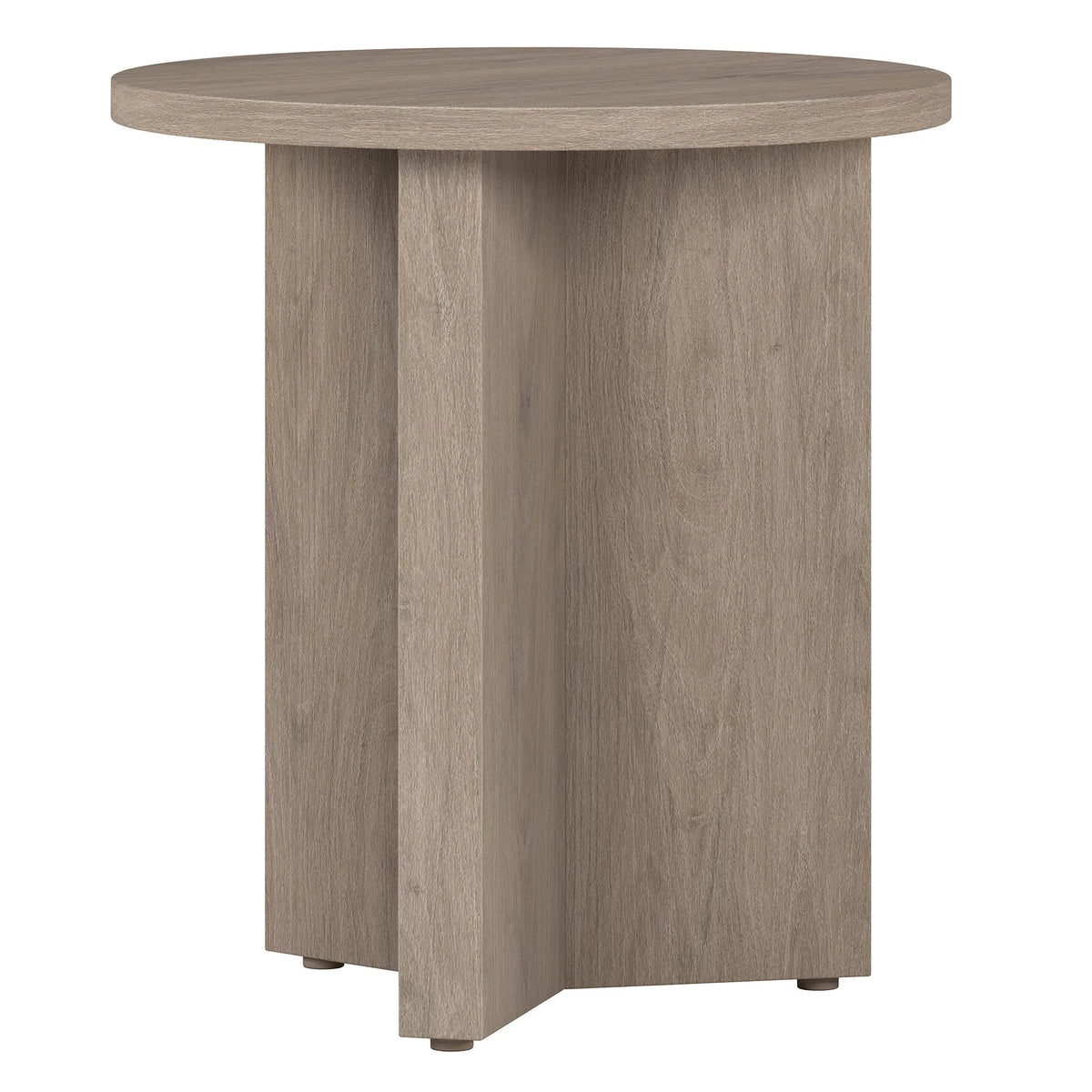 Antiqued Gray Oak Side Table C436640