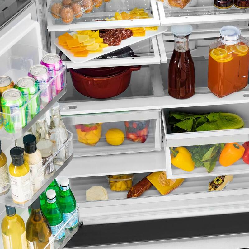36 in. 4-Door French Door Refrigerator with Ice Maker in Stainless Steel O14451