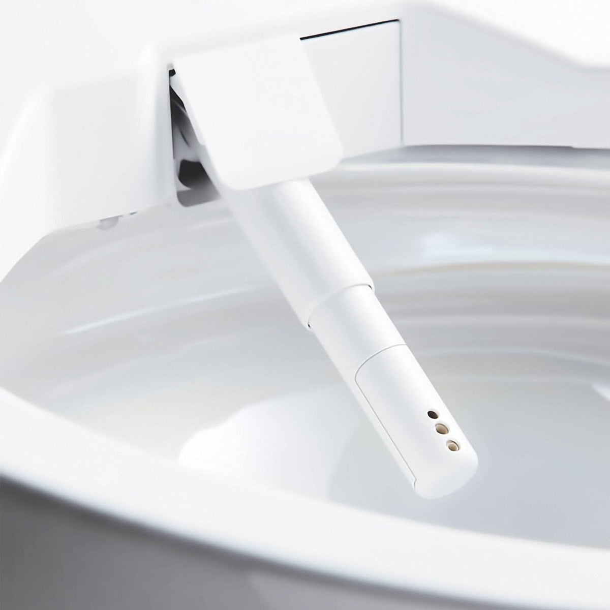 Elongated Bidet Toilet Seat, White W300
