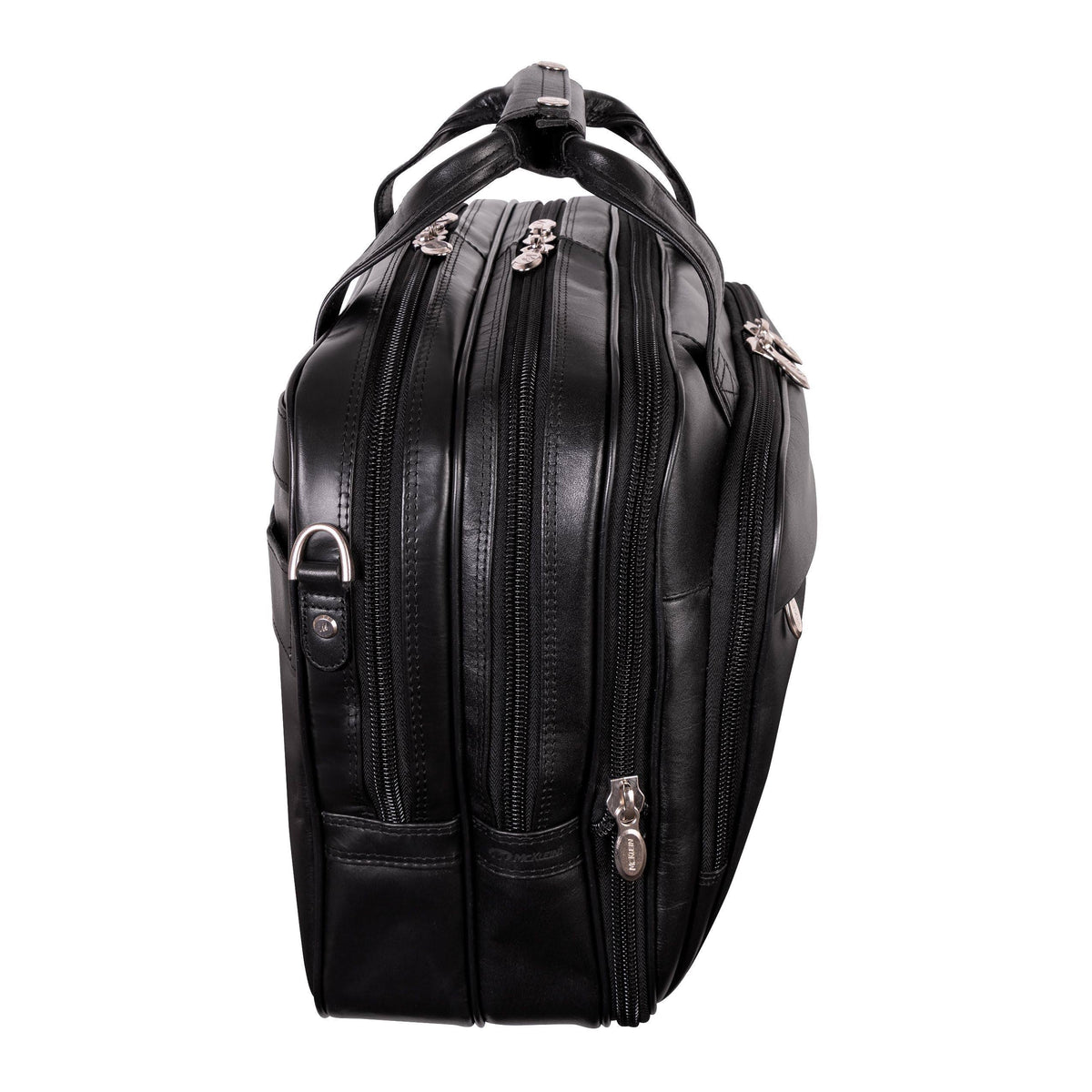 Black Leather Laptop Case Q289