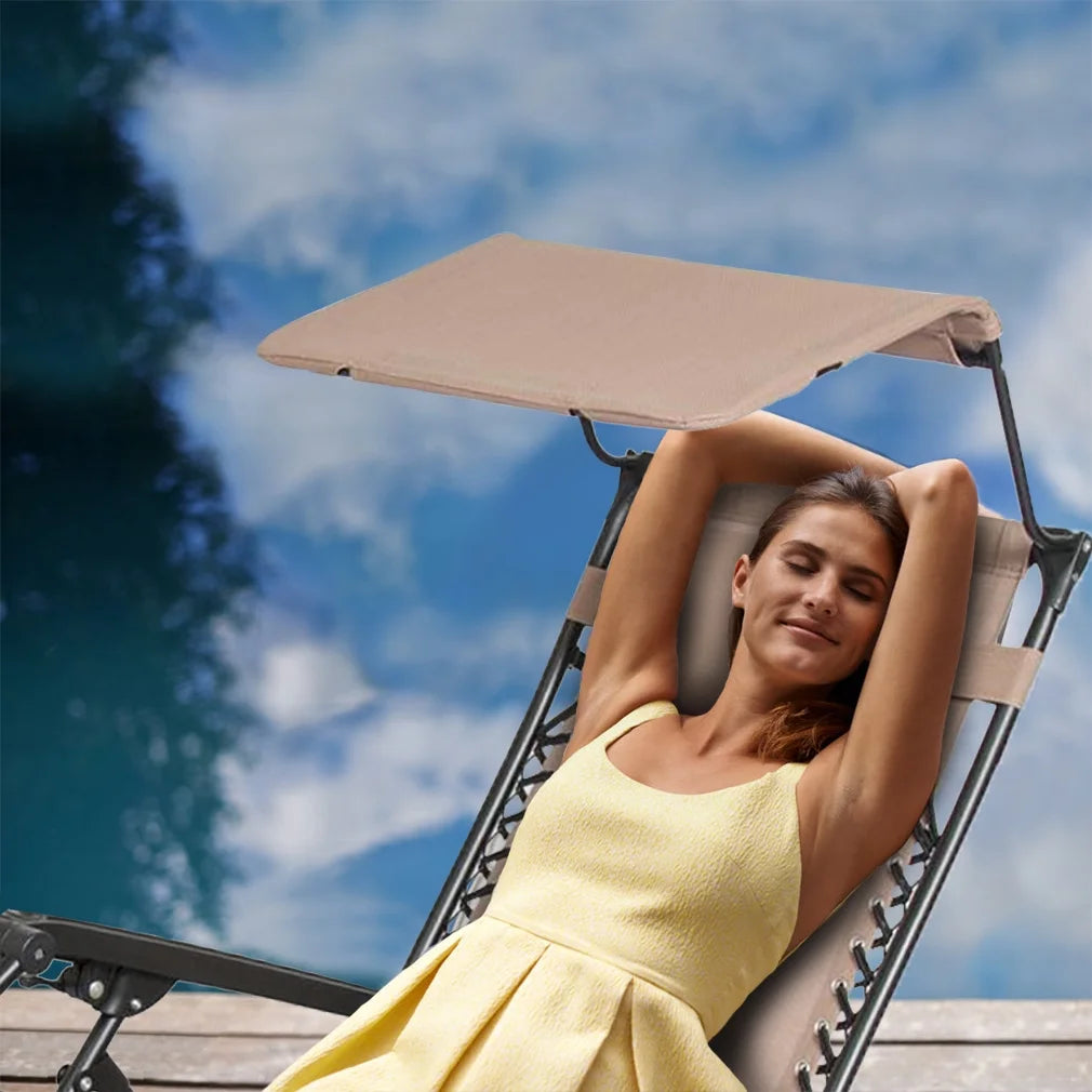Zero Gravity Chair with Canopy Cup Holder Z4916