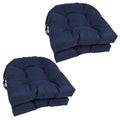Set of 4 Azul Outdoor Chair Cushions Z90403