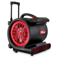 1 HP 3-Speed Utility Fan Air Mover Floor Dryer Black J606829