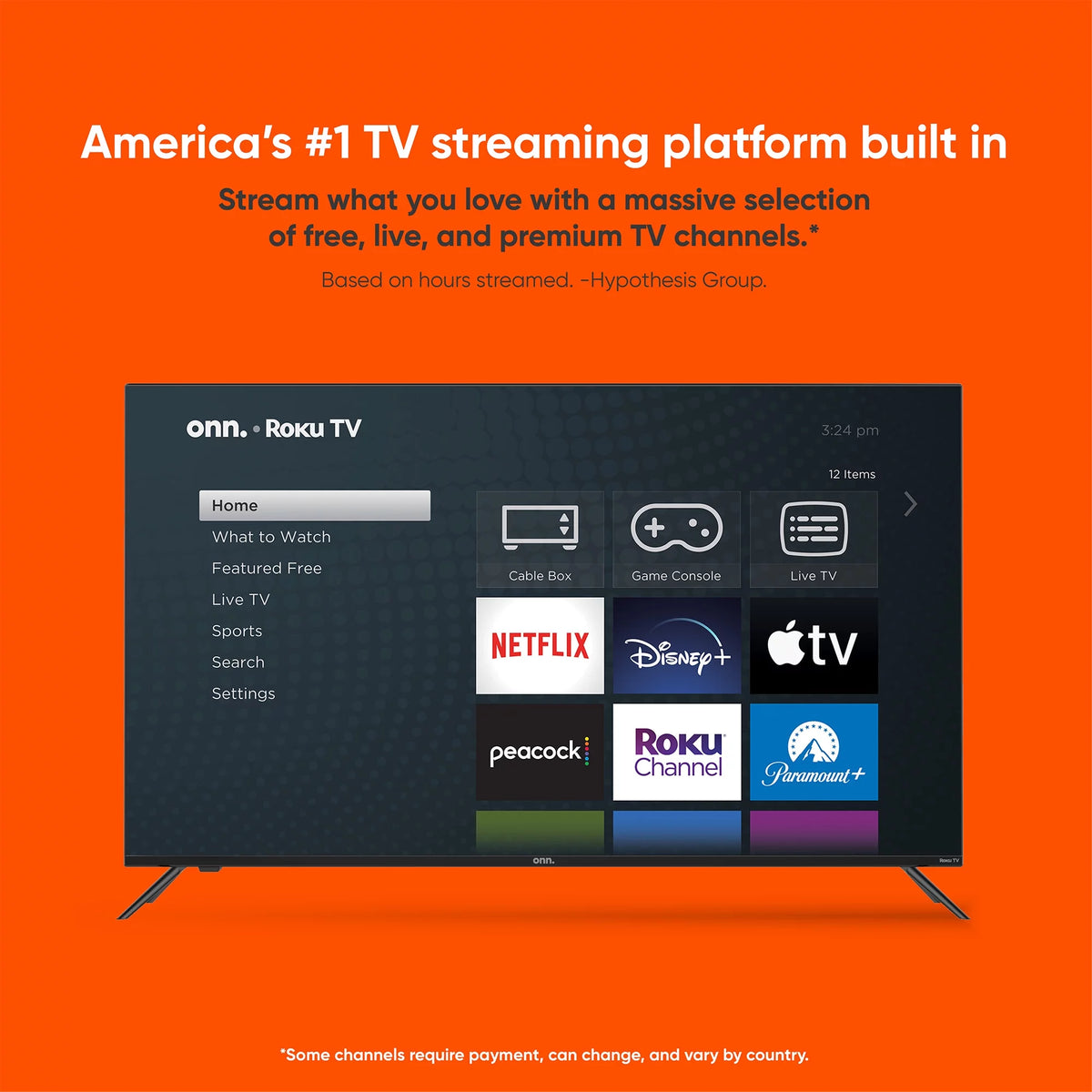 50" Class 4K UHD LED Roku Smart Television HDR A106240