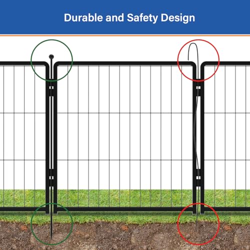 24 inch 12 Panels Heavy-Duty Metal Dog Playpen E7385