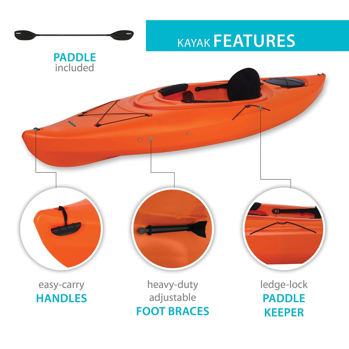10 ft Sit-Inside Kayak P791518