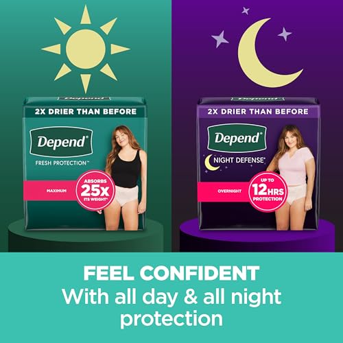 Large Blush Disposable Incontinence Underwear 72 Count H7292