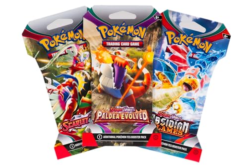 Pokémon Cards 5 Packs + 50 Cards Mini-Binder K8865