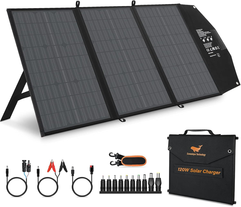 120W Portable Foldable Solar Panel Kit with MC-4 Output M7130