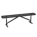 Heavy Duty Metal Park Bench with Portable Frame W75982