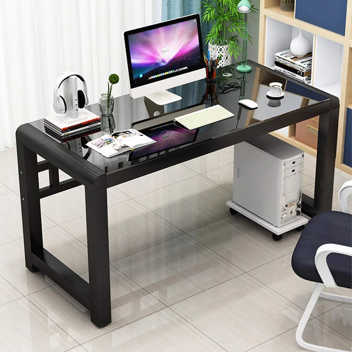 Tempered Glass Computer Desk A25550
