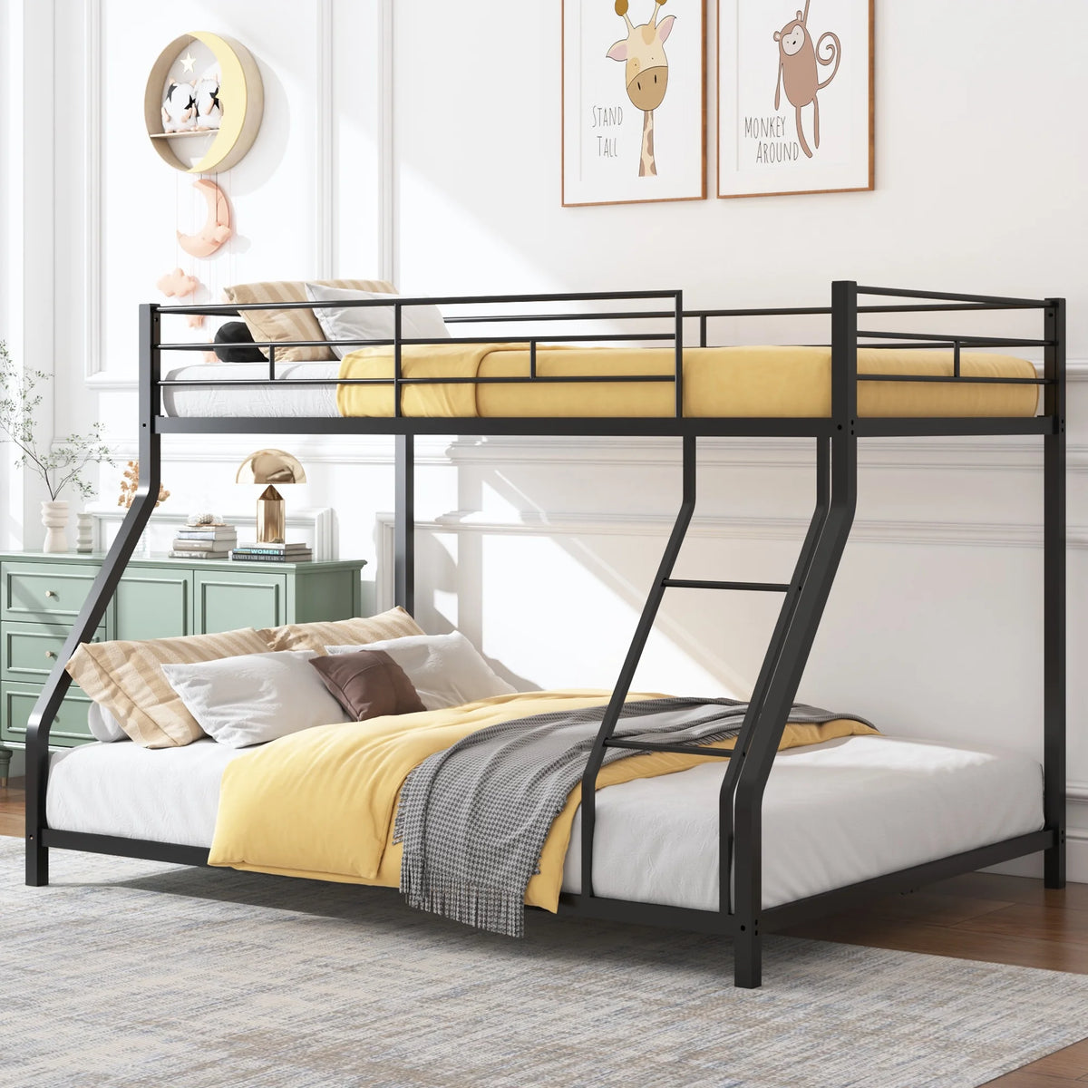 Twin Over Full Heavy-duty Metal Bunk Bed X535597