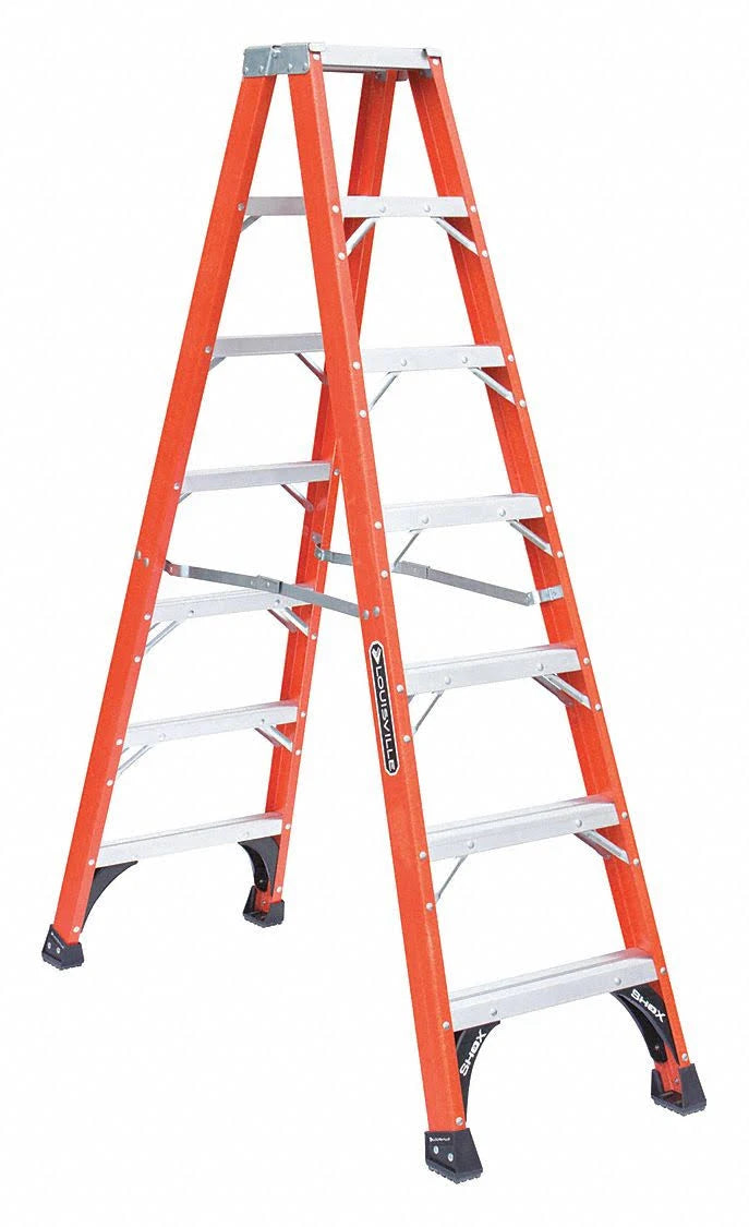7 Ft. Fiberglass Twin Stepladder K32556
