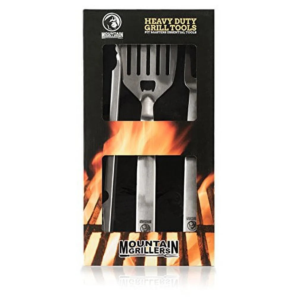 Heavy Duty Stainless Steel BBQ Grilling Tools O6913