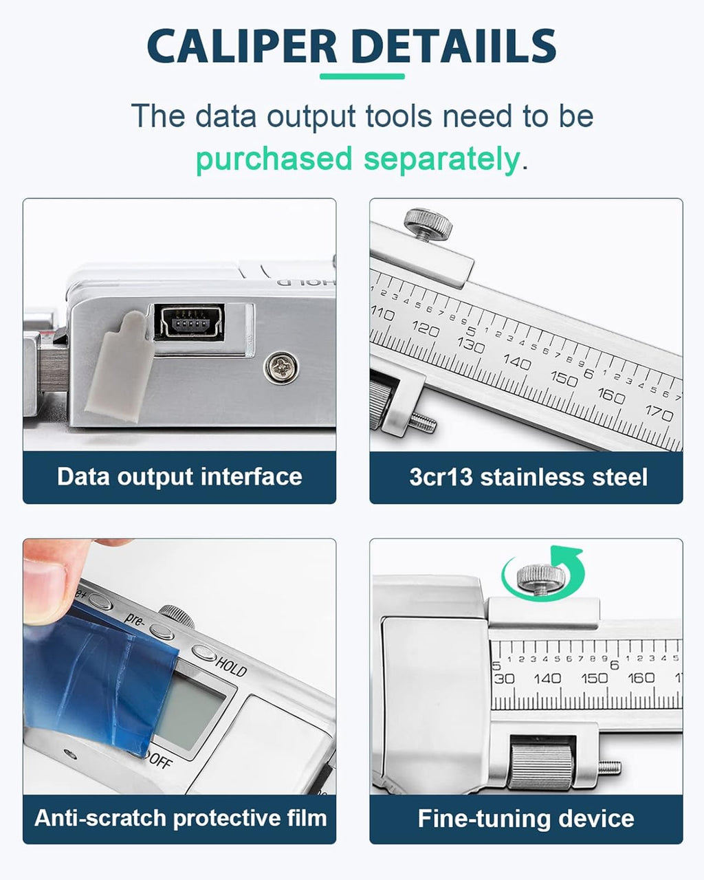12 Inch Digital Caliper Measuring Tool M371