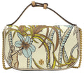 Printed Leather Top Handle Crossbody Bag P47402