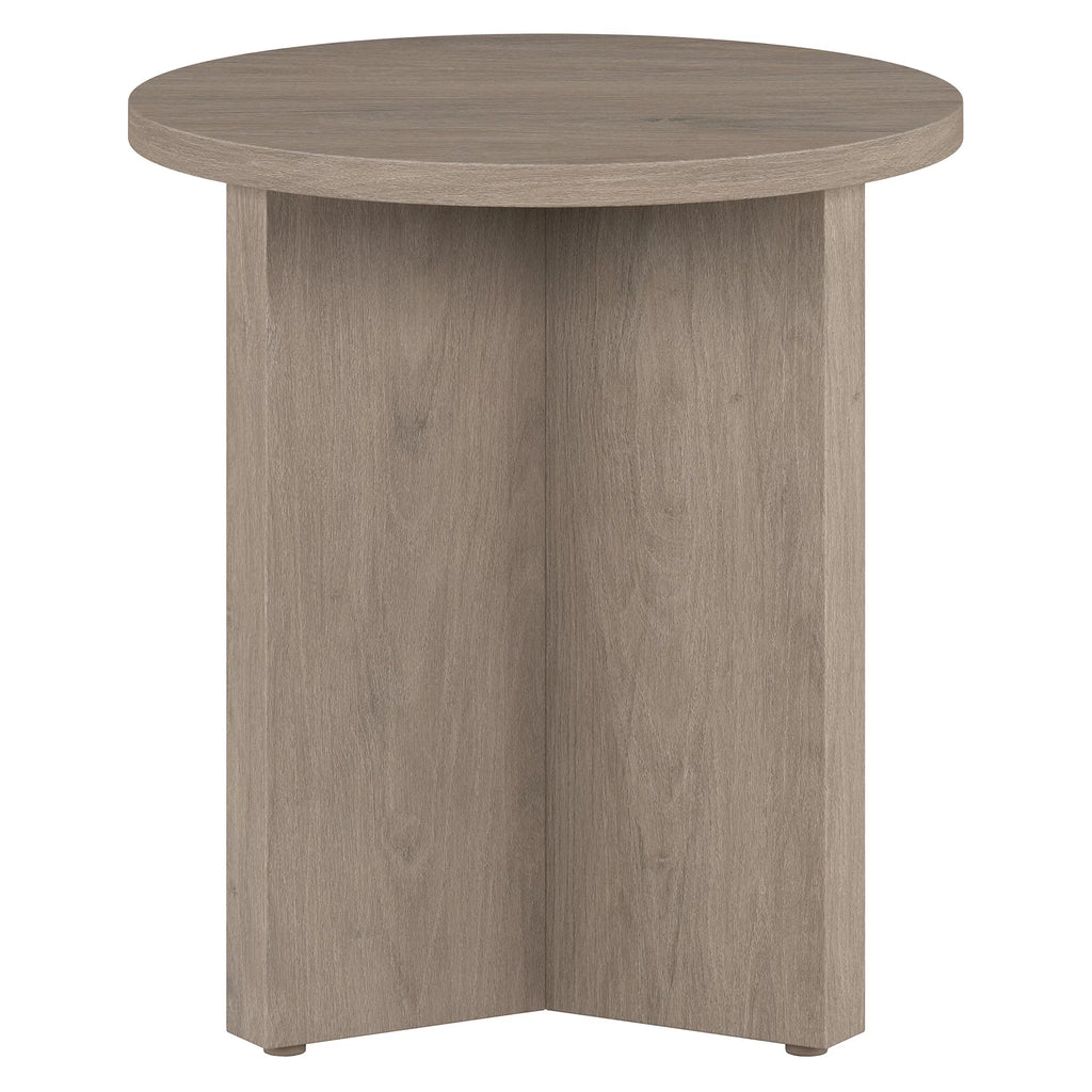 Antiqued Gray Oak Side Table C436640