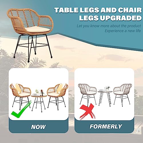 3 Piece Wicker Patio Set X6621